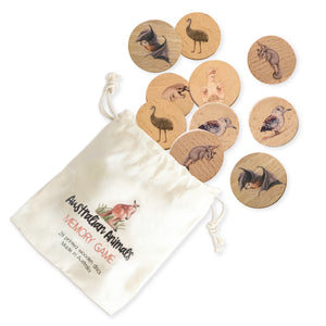 Australian Animals Memory Game