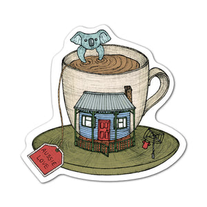 The Nonsense Maker - Aussie Magnet - Koala Teacup