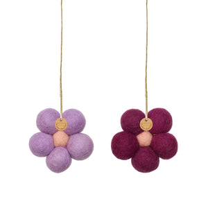 Felt Flower Air Fresheners - Amber & Lavender