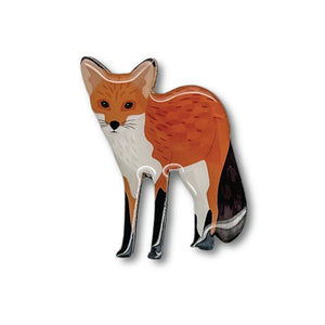 Selatan Brooch - Red Fox