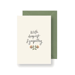 Greeting Card - With Deepest Sympathy