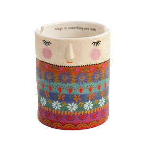 Natural Life - Painter's Cup Folk Lady