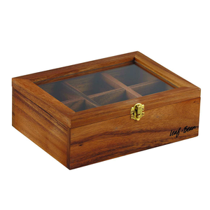 Acacia Wood Tea Box