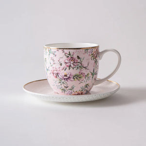 Ashdene - Chinoiserie Cup & Saucer - Pink