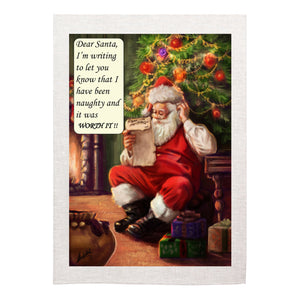 Tea Towel - Christmas - Dear Santa...
