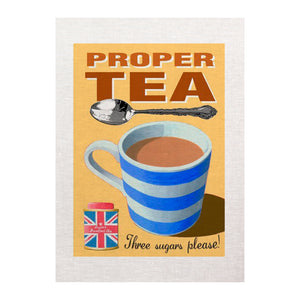 Tea Towel - Proper Tea