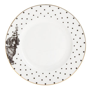 Yvonne Ellen - Monochrome Party Pup Side Plate