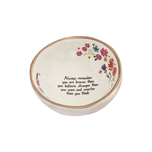 Natural Life - Trinket Dish - You Are Braver