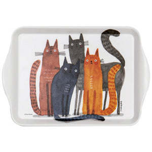 Ashdene - Quirky Cats - Four Friends Scatter Tray
