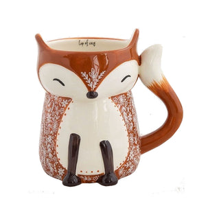 Folk Mug - Cozy Fox