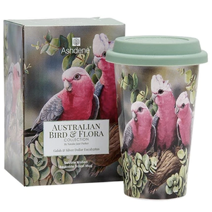 Ashdene - Australian Bird & Flora - Galah Travel Mug