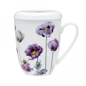 Ashdene - Purple Poppies AWM - Infuser Mug - Red Sparrow Tea Company