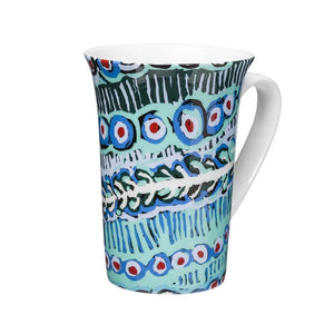 Indigenous Australian Art - Murdie Morris - Blue Mug