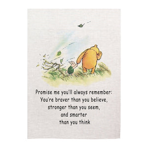 Tea towel - Pooh - Promise Me