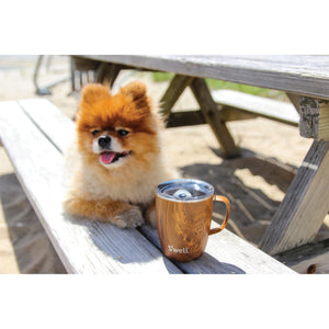 S'well - Teakwood Travel Mug with Handle