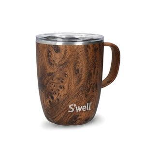 S'well - Teakwood Travel Mug with Handle