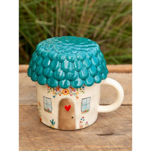 Cozy Cottage Mug with Lid