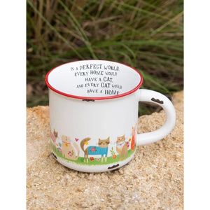 Camp Mug - Every Home Has A Cat