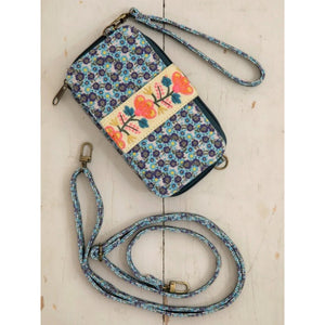 Natural Life - Wristlet Wallet Blue - Floral Ditsy