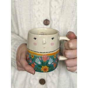 Folk Lady Mug - Today Is A Good Day