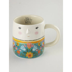 Folk Lady Mug - Today Is A Good Day