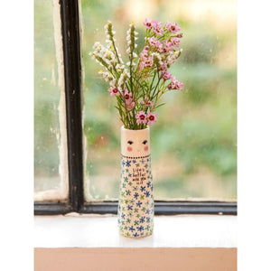 Natural Life - Folk Friend Bud Vase - Life Is Better