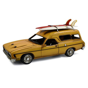 Auto Petit - 1976 Ford XC Falcon Panel Van Metal Collectable - Yellow
