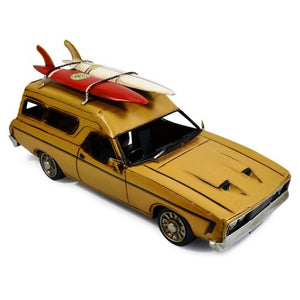 Auto Petit - 1976 Ford XC Falcon Panel Van Metal Collectable - Yellow