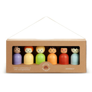 Demdaco - Wooden Dolls - Hopeful Rainbows