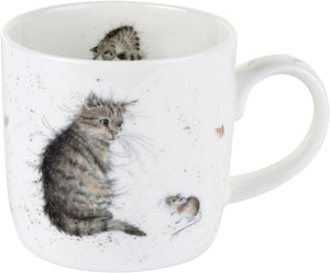 Royal Worcester - Wrendale - ‘Cat and Mouse' mug
