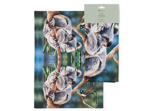 Ashdene - Fauna of Aus Koala & Wren - Tea Towel