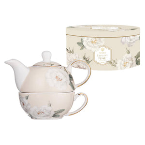 Ashdene - Elegant Rose Tea For One - Cream