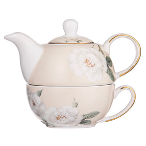 Ashdene - Elegant Rose Tea For One - Cream