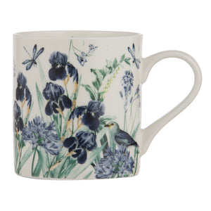 Ashdene - Iris Garden White Mug