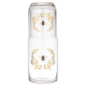 Ashdene - Elegant Bee - Crystal Carafe & Glass Set