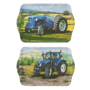 Ashdene - Tractors Then & Now - Ford Scatter Tray Set of 2