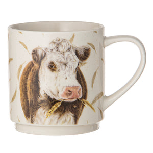 Ashdene - Farmyard Faces Stackable Mugs 4pk