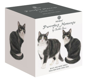 Ashdene - Purrrfect Moments Mug - B/W Tuxedo