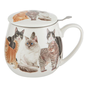 Ashdene - Purrrfect Moments 3 Piece Infuser Mug