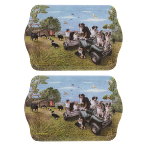 Ashdene - Working Dogs Quad Bike - Scatter Tray 2pk