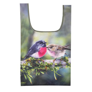 Ashdene - Australian Small Birds Tote - Pink Robin - Red Sparrow Tea Company