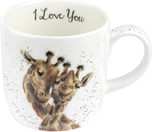 Royal Worcester - Wrendale - 'I Love You' Giraffe Mug