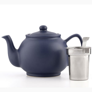 Price & Kensington Teapot - Blue Matte 6 Cup 1100ml