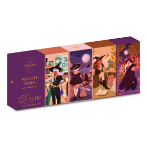 Reverie - Witchy vibes - 4 X 99 Piece Mini Puzzle Set
