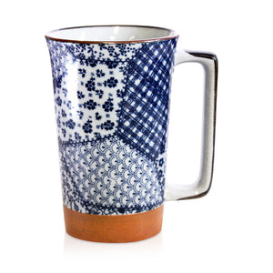 Japanese Tall Mug - Aizome