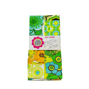 Anna Chandler - Tea Towel - Seventies Green