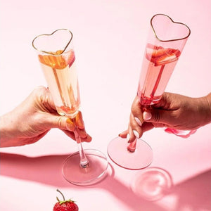 Amour - Champagne Glass - Clear 2pk