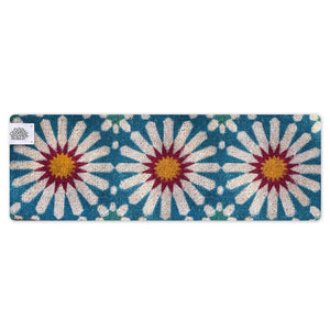 Anna Chandler - Coir Doormat – Casablanca Turquoise Long