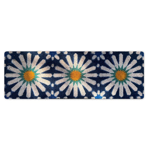 Anna Chandler - Coir Doormat – Casablanca Blue Long