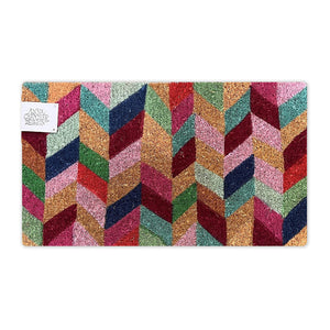Anna Chandler - Coir Doormat – Chevron Short